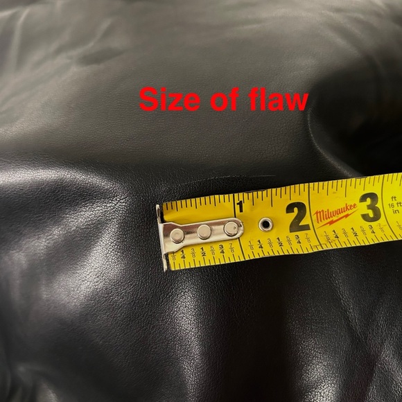 Superdown Sanja Faux Leather Jacket Black Medium Cropped Bomber Zip Up Women’s - Picture 7 of 16